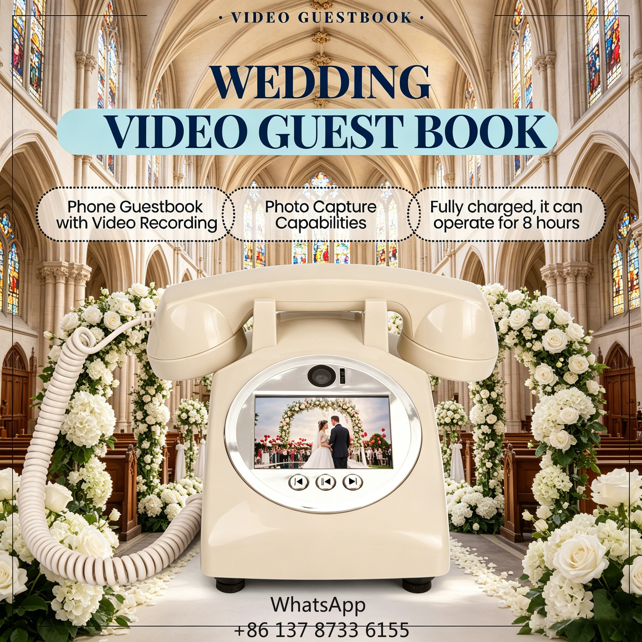 Gstebuch Phone Booth Wedding F - Phone Accessories Video avis et prix