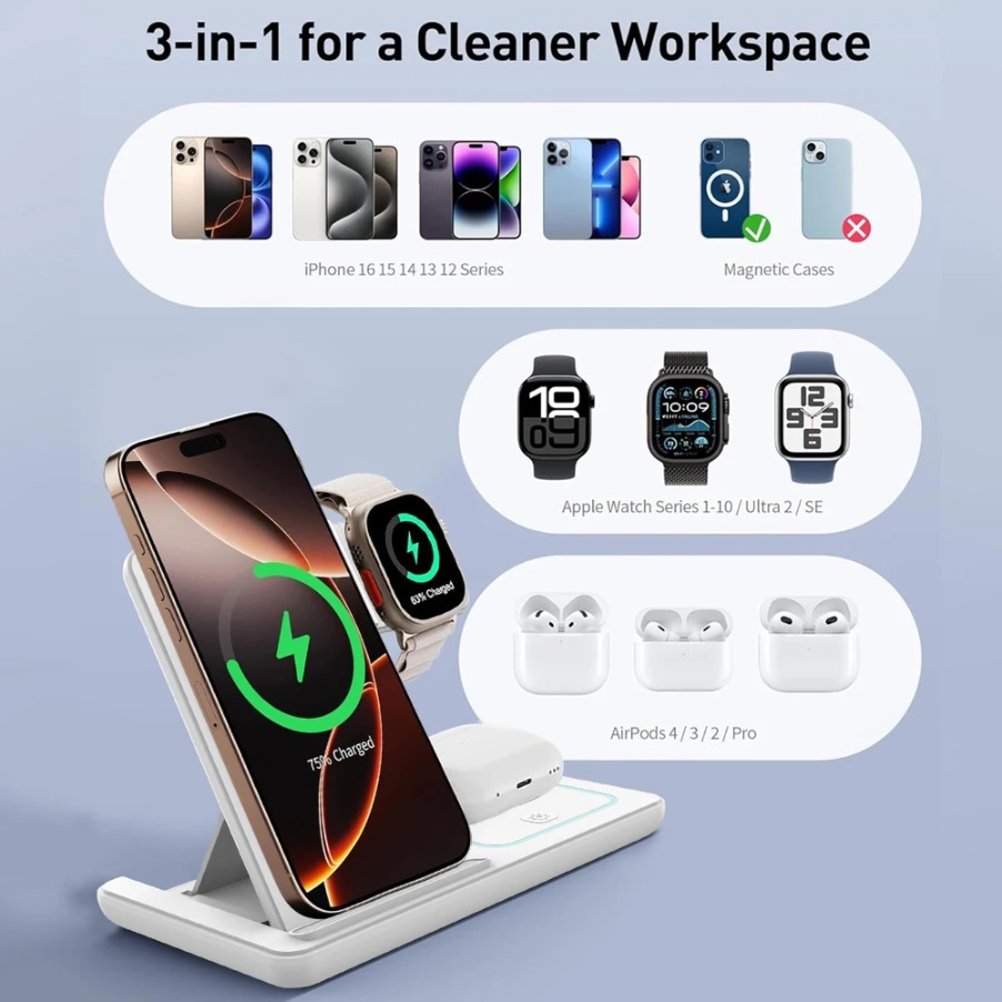 3 in 1 Foldable Night LED Ligh - Phone Cooling Fan avis et prix