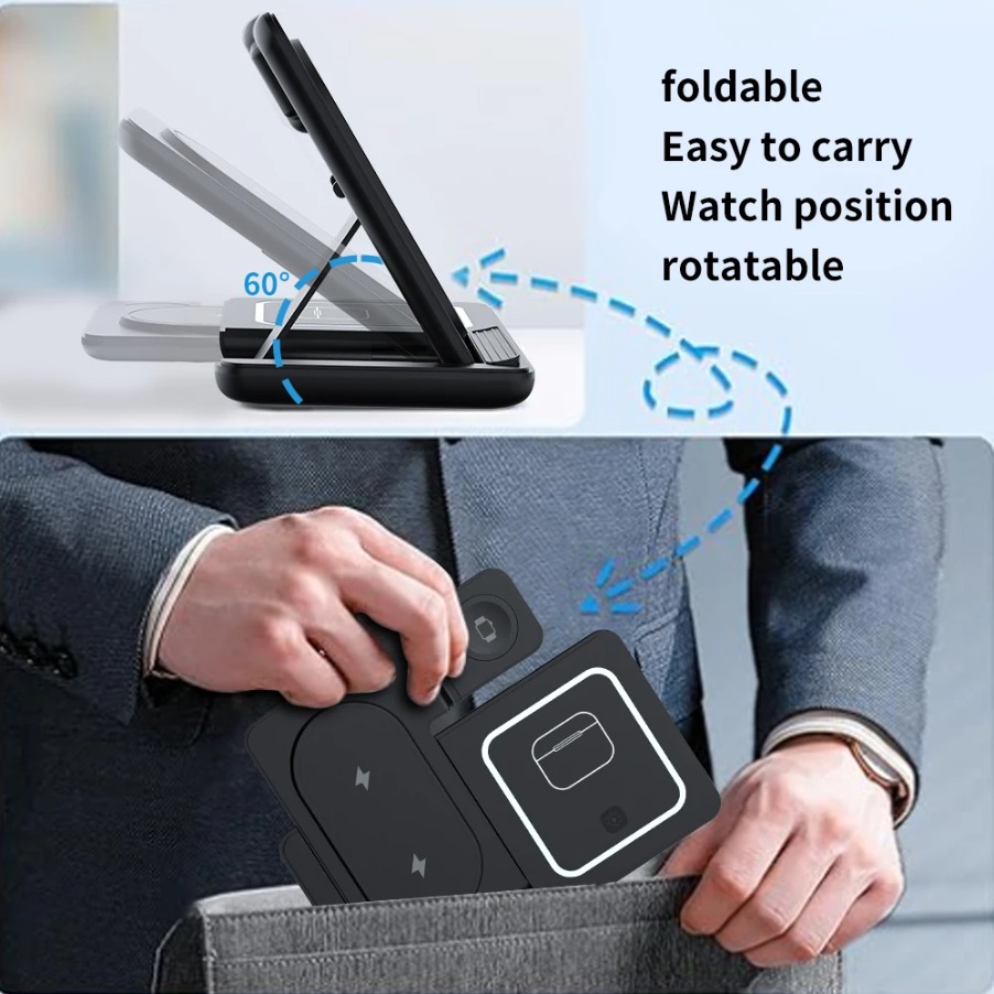 3 in 1 Foldable Night LED Ligh - Phone Cooling Fan avis et prix