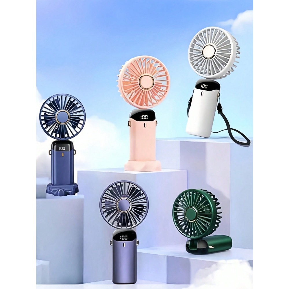 1pc Handheld Electric Fan With - Phone Cooling Fan avis et prix