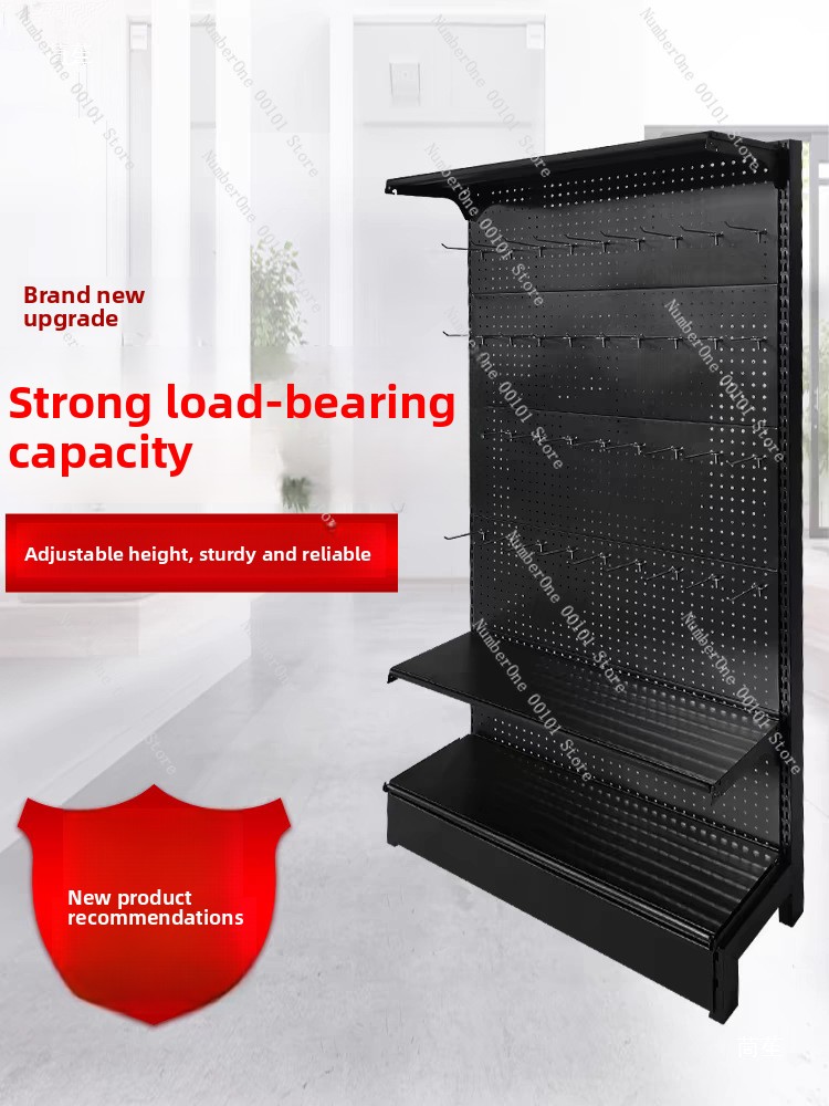 Thickened Black Pegboard Shelf - Phone Accessories Rack Display avis et prix