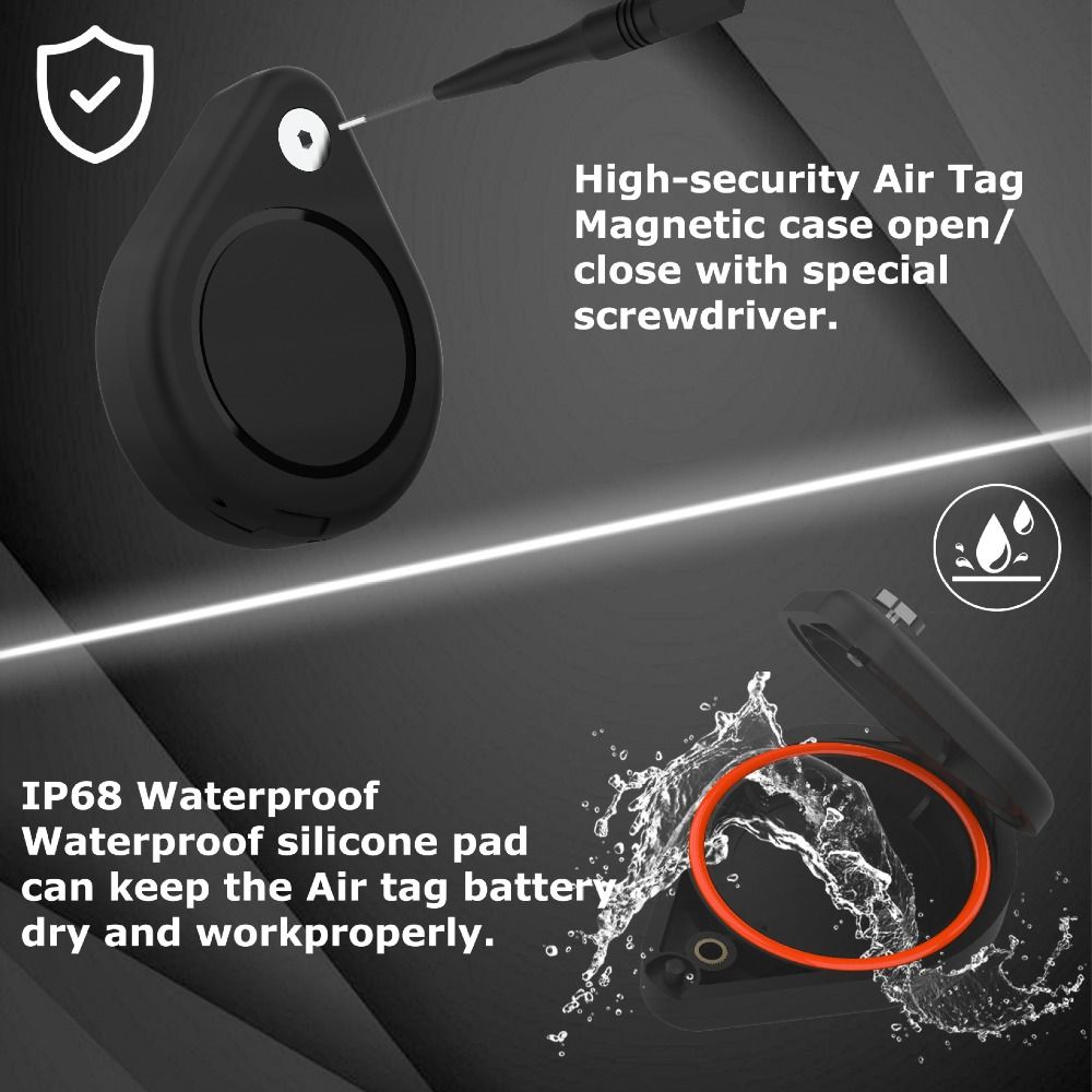 Waterproof Magnetic Protective - Airtag Holder Case avis et prix