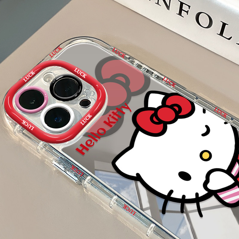 Cute Red Hello Kitty Mirror Ph - Phone Accessories Red avis et prix