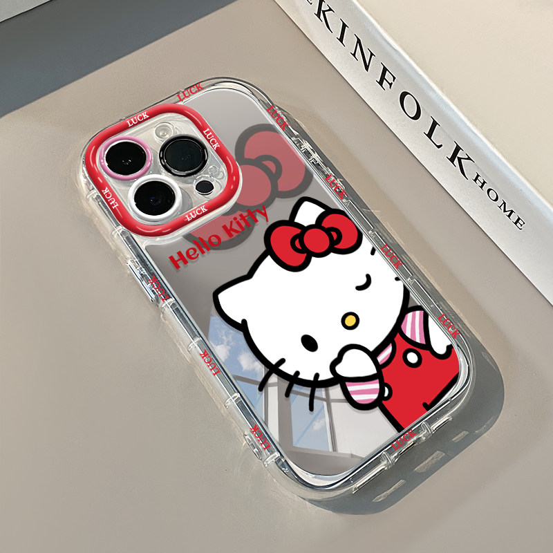 Cute Red Hello Kitty Mirror Ph - Phone Accessories Red avis et prix