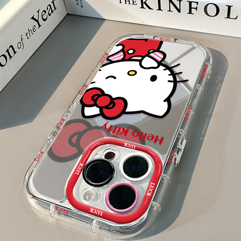 Cute Red Hello Kitty Mirror Ph - Phone Accessories Red avis et prix