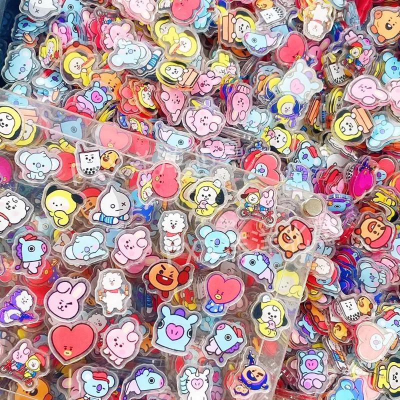 60PCS 2CM Kawaii BT21 Acrylic  - Phone Accessories Toys avis et prix