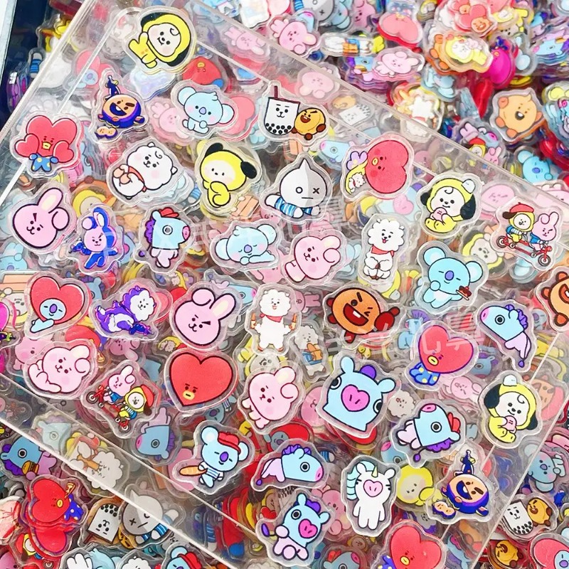 60PCS 2CM Kawaii BT21 Acrylic  - Phone Accessories Toys avis et prix
