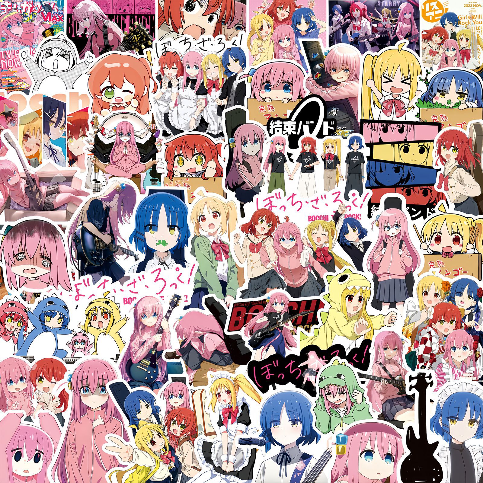 50Pcs Anime BOCCHI THE ROCK! S - Phone Accessories Toys avis et prix