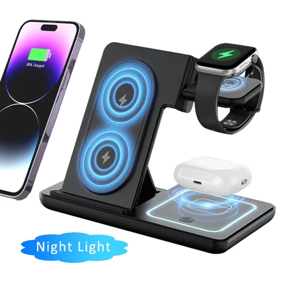 Night LED Light 3 In 1 Wireles - Phone Cooling Fan avis et prix