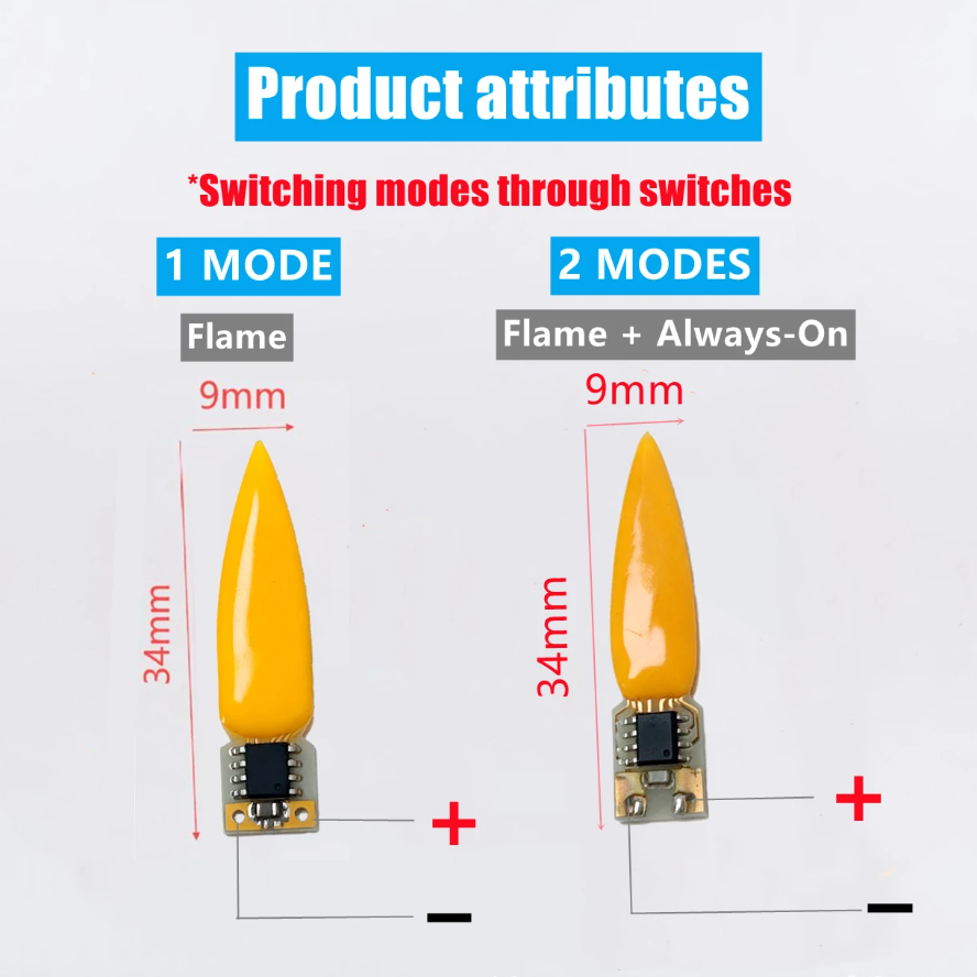 2/1Modes 100~1PCS Per Box 3V L - Led Flash Case avis et prix