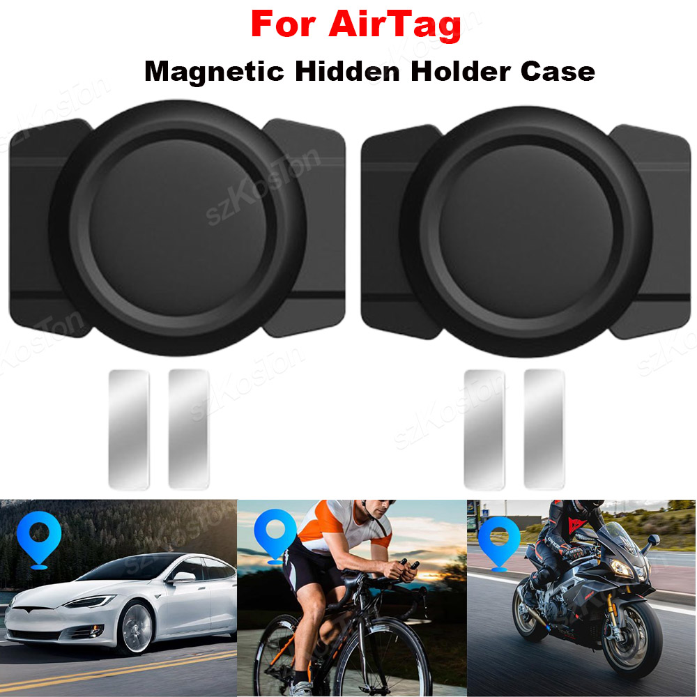 1/2 PCS For AirTag Magnetic Si - Airtag Holder Case avis et prix