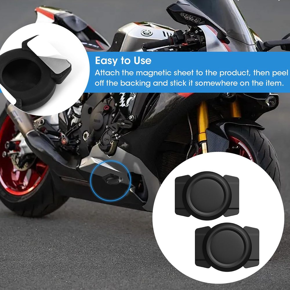 1/2 PCS For AirTag Magnetic Si - Airtag Holder Case avis et prix