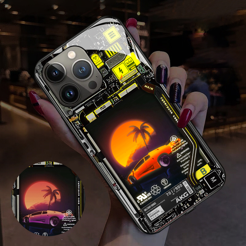Cyber Punk's Style Smart Lumin - Led Flash Case avis et prix