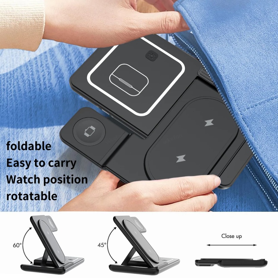 3 In 1 Foldable Wireless Charg - Phone Cooling Fan avis et prix