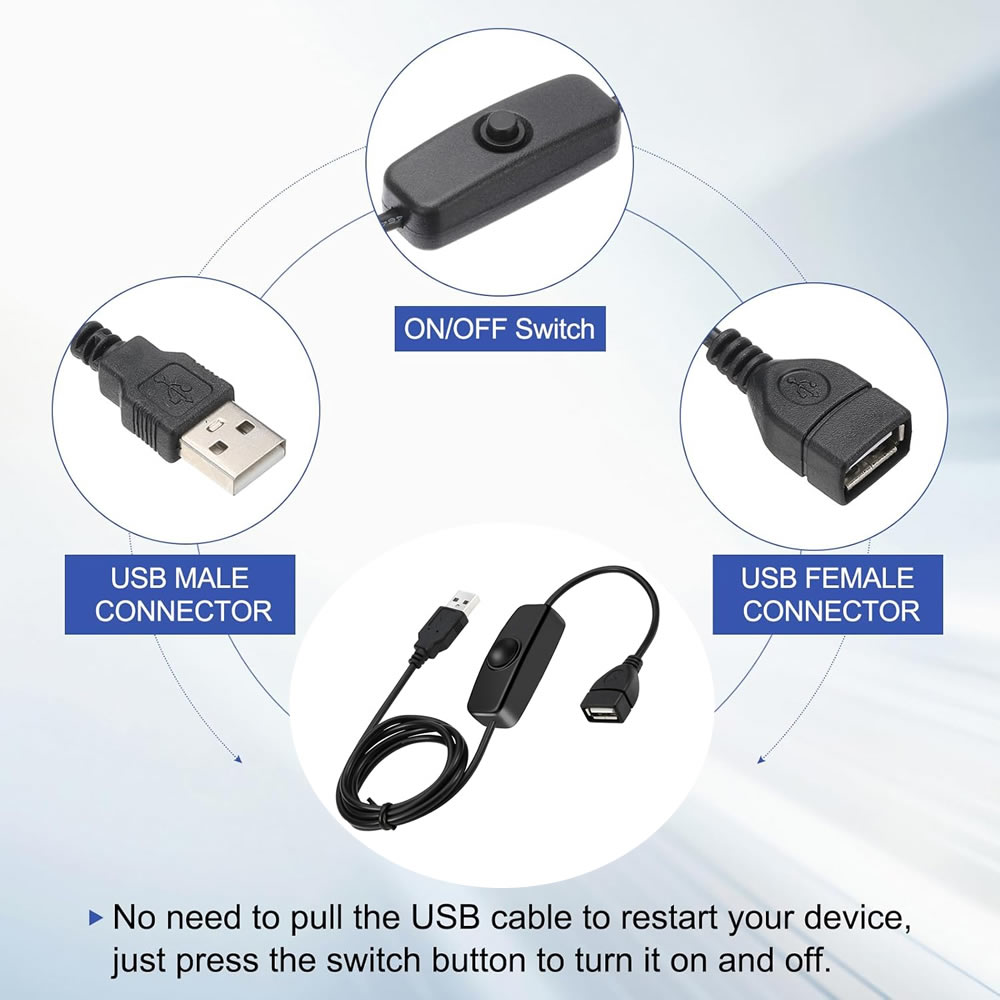1M/2M USB Male to Female Exten - Led Flash Case avis et prix