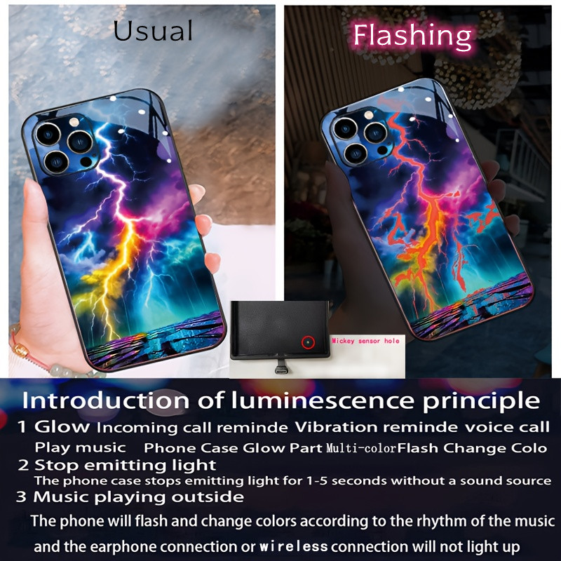 Scenery Rainbow LED Phone Case - Led Flash Case avis et prix