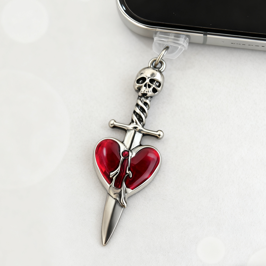 1 Piece of Dark Gothic Style E - Phone Accessories Red avis et prix