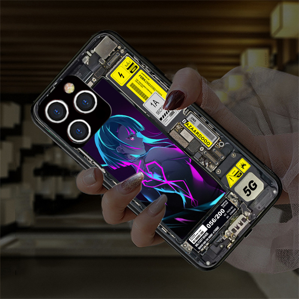 2025 Luminous Tempered Glass P - Led Flash Case avis et prix