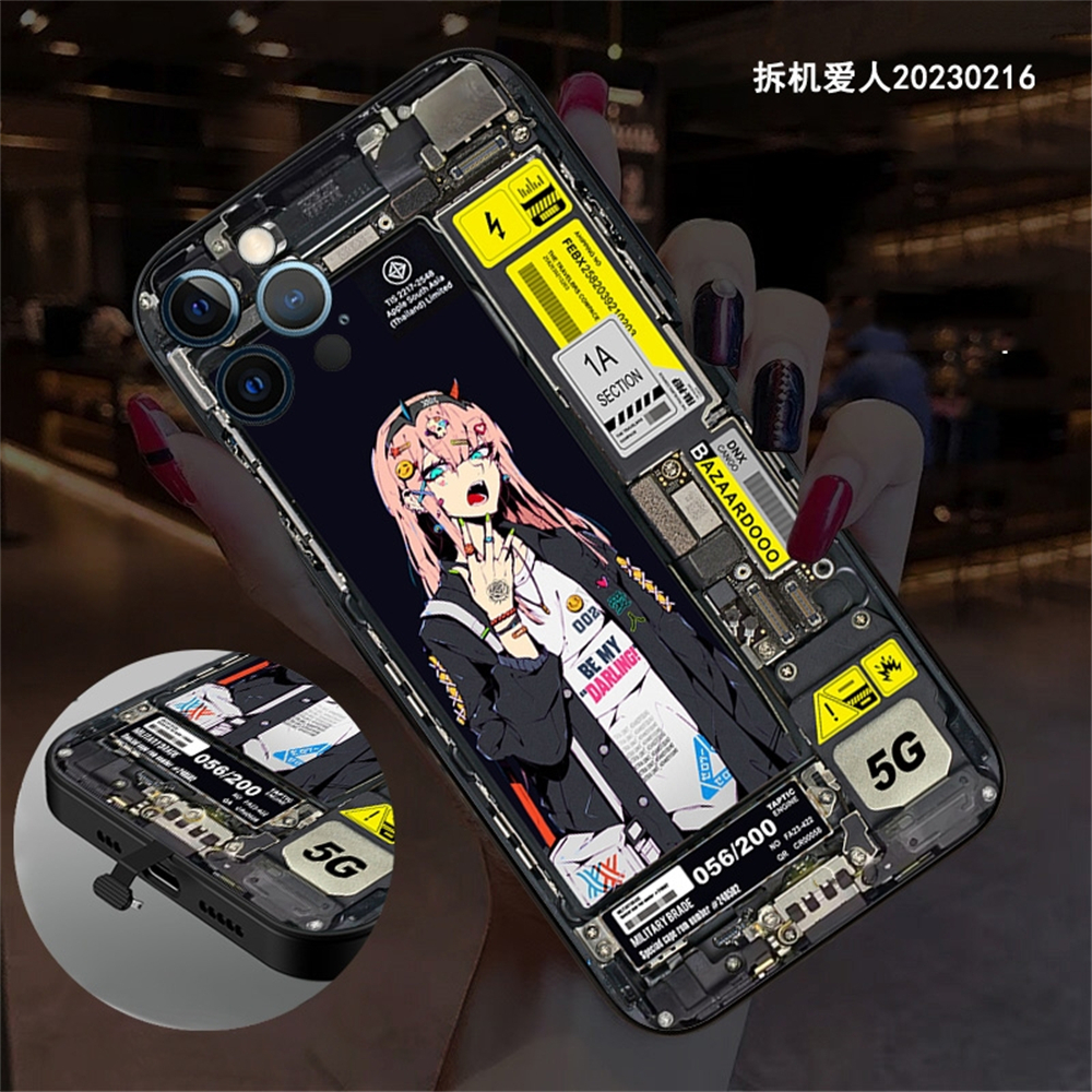2025 Luminous Tempered Glass P - Led Flash Case avis et prix