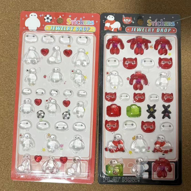 2 Pcs Disney Baymax 3D Relief  - Phone Accessories Toys avis et prix