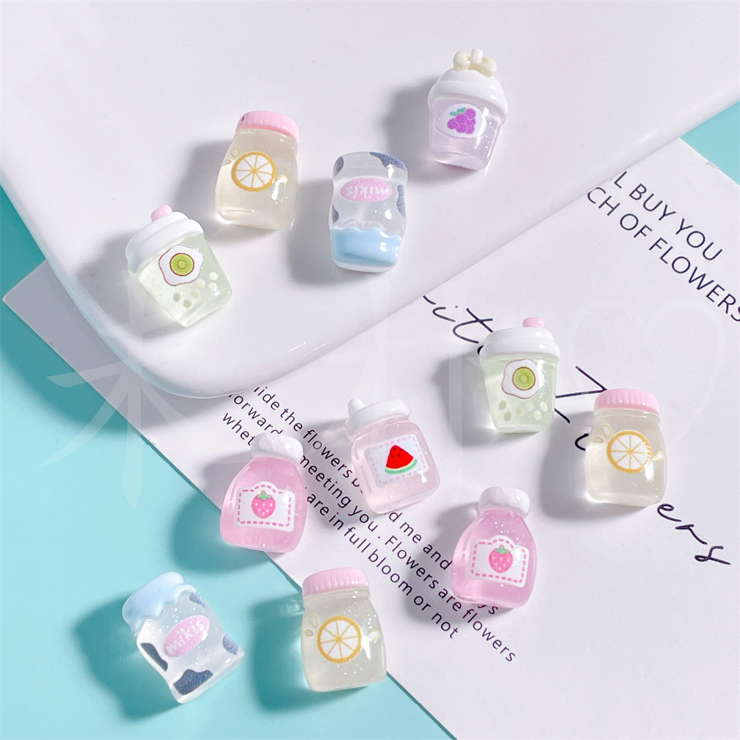 100pcs Cartoon mini transparen - Phone Accessories Jewelry avis et prix