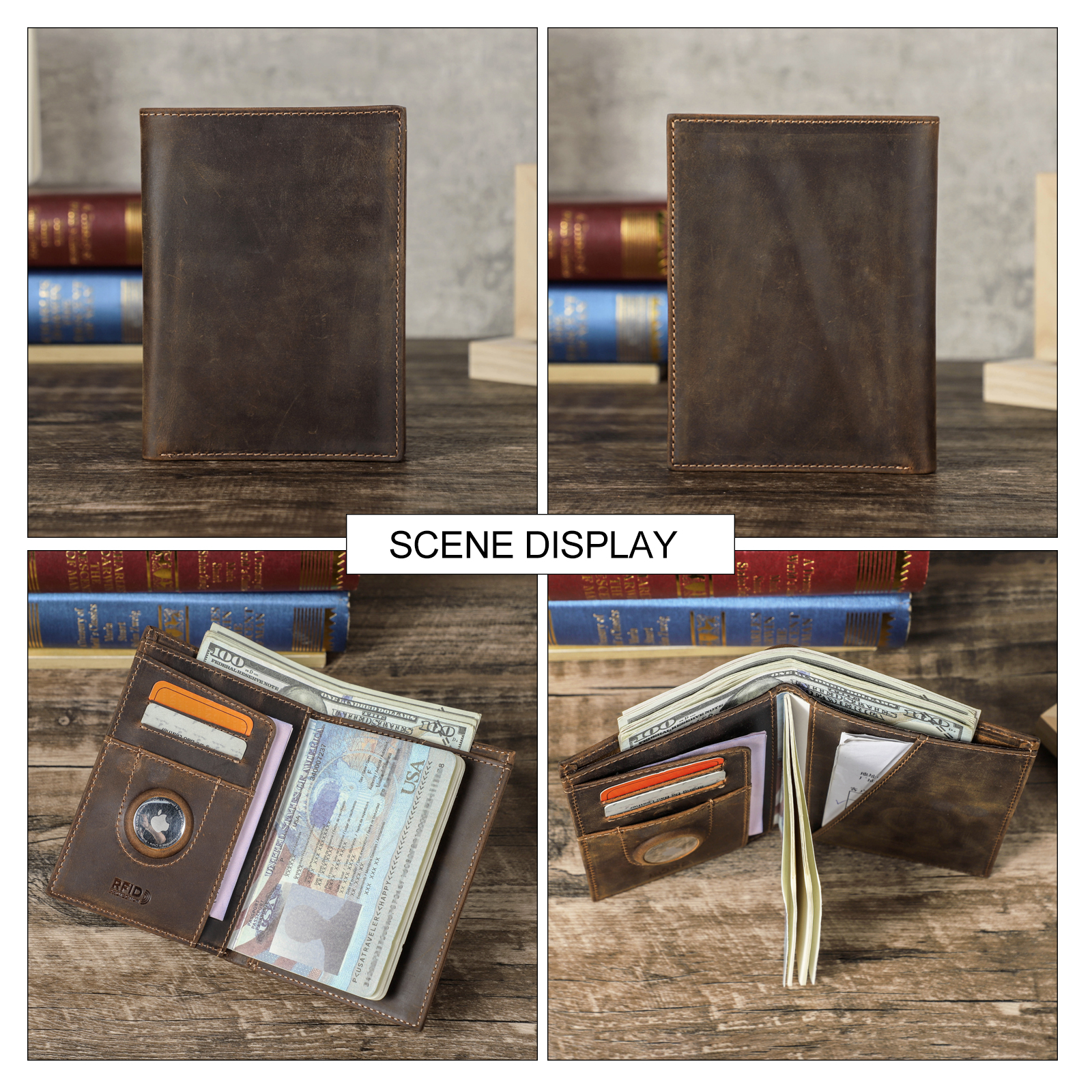 Customized Passport Cover Wall - Airtag Holder Case avis et prix