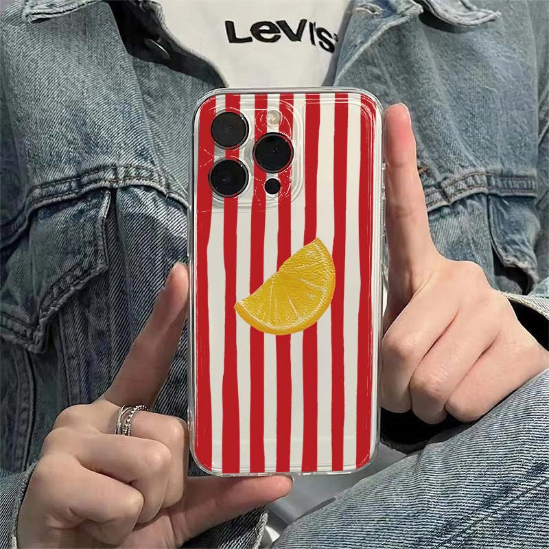 Lemon Red Pink Blue Stripe Des - Phone Accessories Red avis et prix