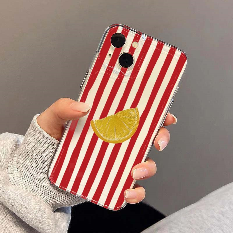 Lemon Red Pink Blue Stripe Des - Phone Accessories Red avis et prix