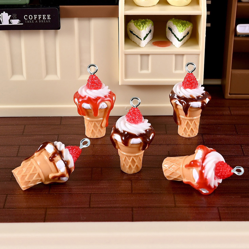 10pcs Strawberry Jam Ice Cream - Phone Accessories Jewelry avis et prix