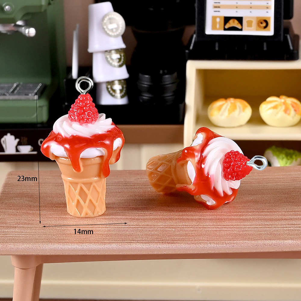 10pcs Strawberry Jam Ice Cream - Phone Accessories Jewelry avis et prix