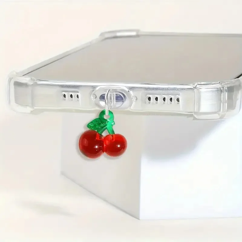 1pcs Red Cherry Phone Dust Plu - Phone Accessories Red avis et prix