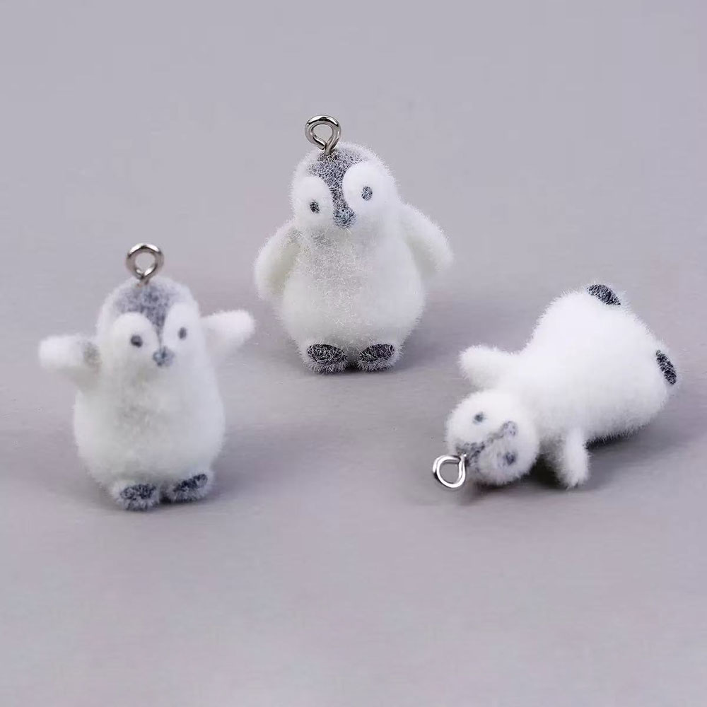 5pcs Flocking Small Penguin Re - Phone Accessories Jewelry avis et prix