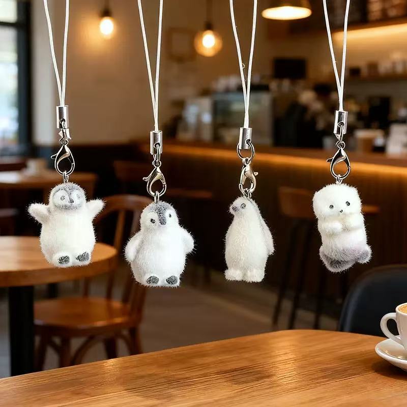 5pcs Flocking Small Penguin Re - Phone Accessories Jewelry avis et prix