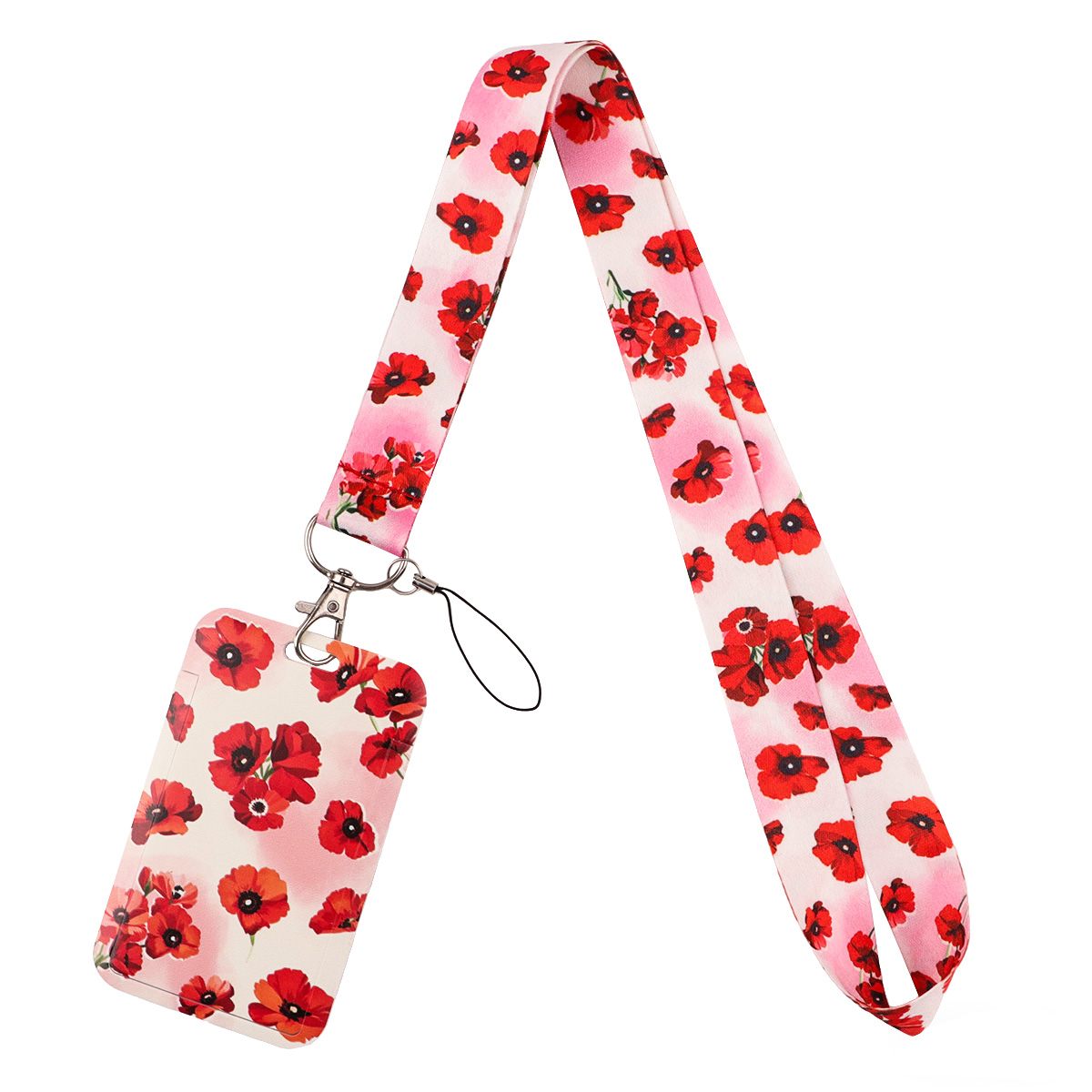Trendy Pink Cherry Lanyard Key - Phone Accessories Red avis et prix
