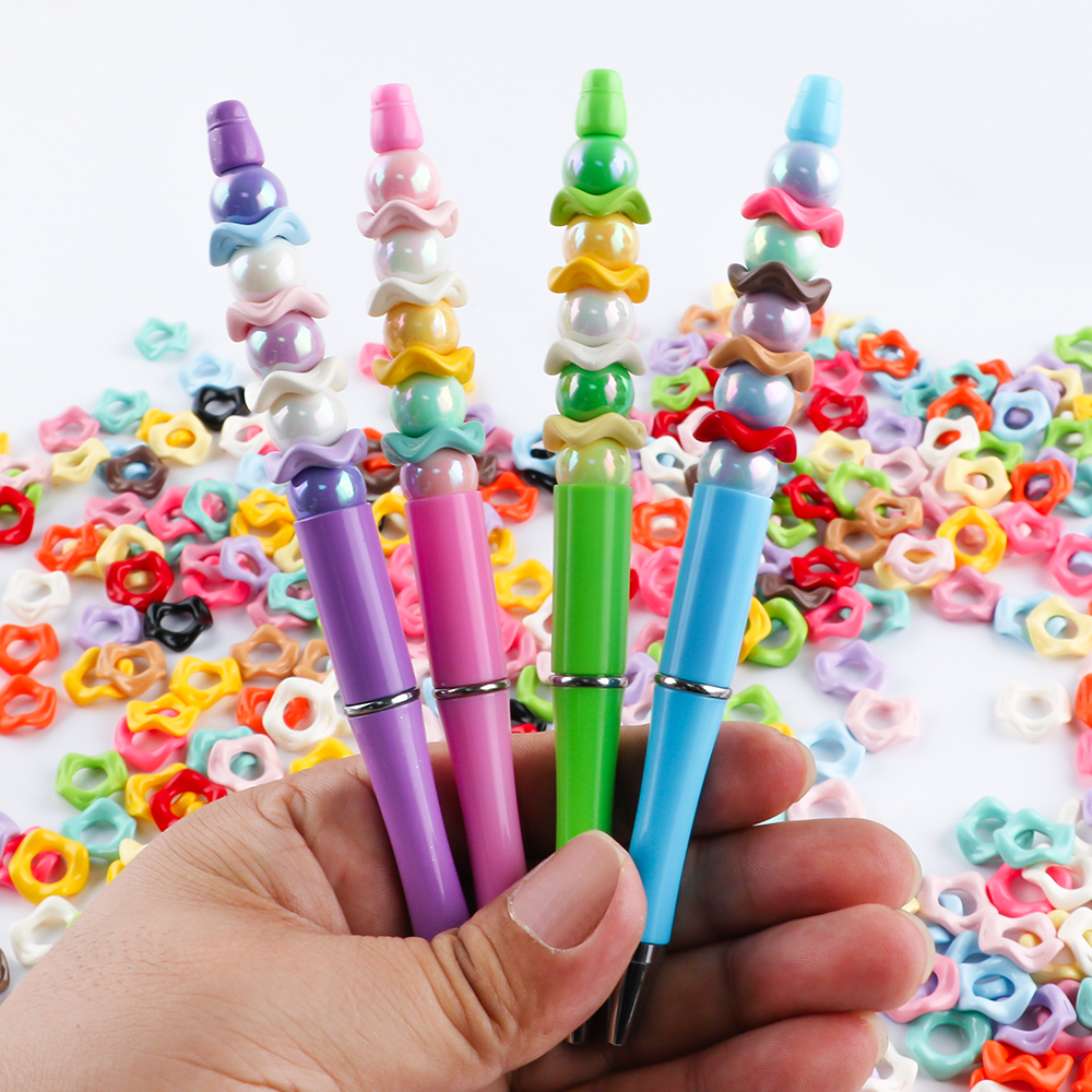 25Pcs15MM Wavy Big Hole Stack  - Phone Accessories Jewelry avis et prix